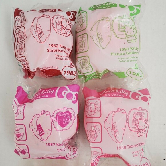 Hello Kitty 35 Yrs Collectible 2009 McDonald's Toy Lot of 12 Var Yrs 1982 - 2005 - Picture 4 of 10